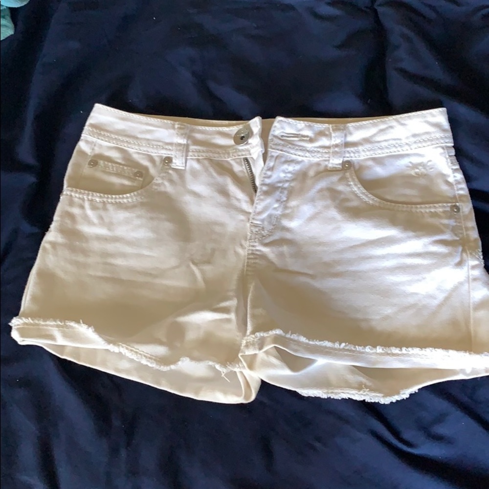 Girls white shorts